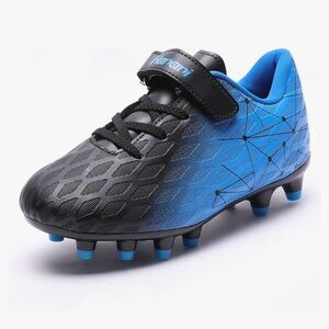 Black and Blue Soccer Cleats